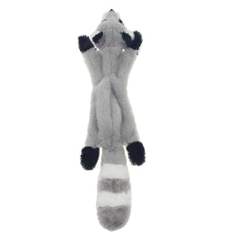 Squeaky Plush Dog Toy, 45 cm - Raccoon