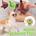 Squeaky Spiky Dog Toy Ball - Green Turtle - view 2