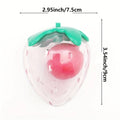 Squeaky Strawberry Shaped Dog Chew Ball Interactive Toy for Dogs of All Sizes - view 3