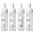 Squeeze Sauce Bottles 350 ml, Pack of 4 Controlled Dispensing Jam Jars - view 2
