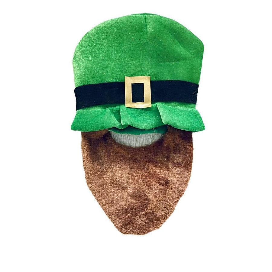 St Patrick's Day Hat - Leprechaun Hat with Brown Beard