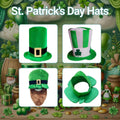 St Patrick's Day Hat - Leprechaun Hat with Brown Beard - view 2