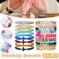 Stackable Cross Bead Bracelet Set - Pack of 8 - view 2