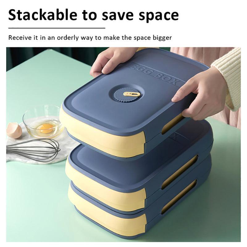 Stackable Drawer Style Egg Storage Box - Green - view 4