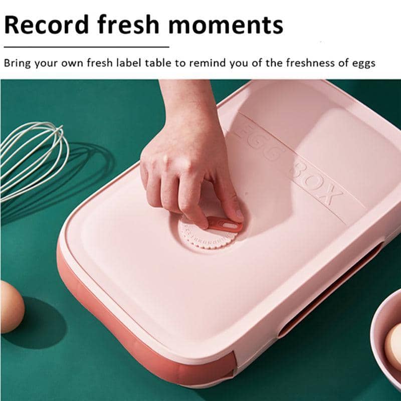 Stackable Drawer Style Egg Storage Box - White - view 5