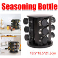 Stainless Steel 9 Jar Spice Rack Set with Seasoning Jars