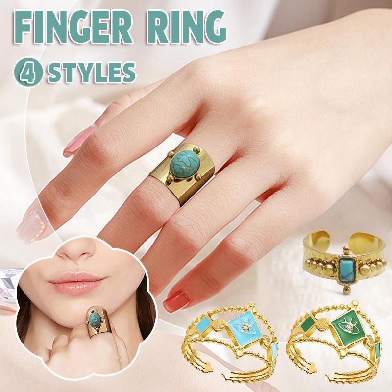 Stainless Steel Adjustable Stacking Ring for Women - Model 1 - view 2