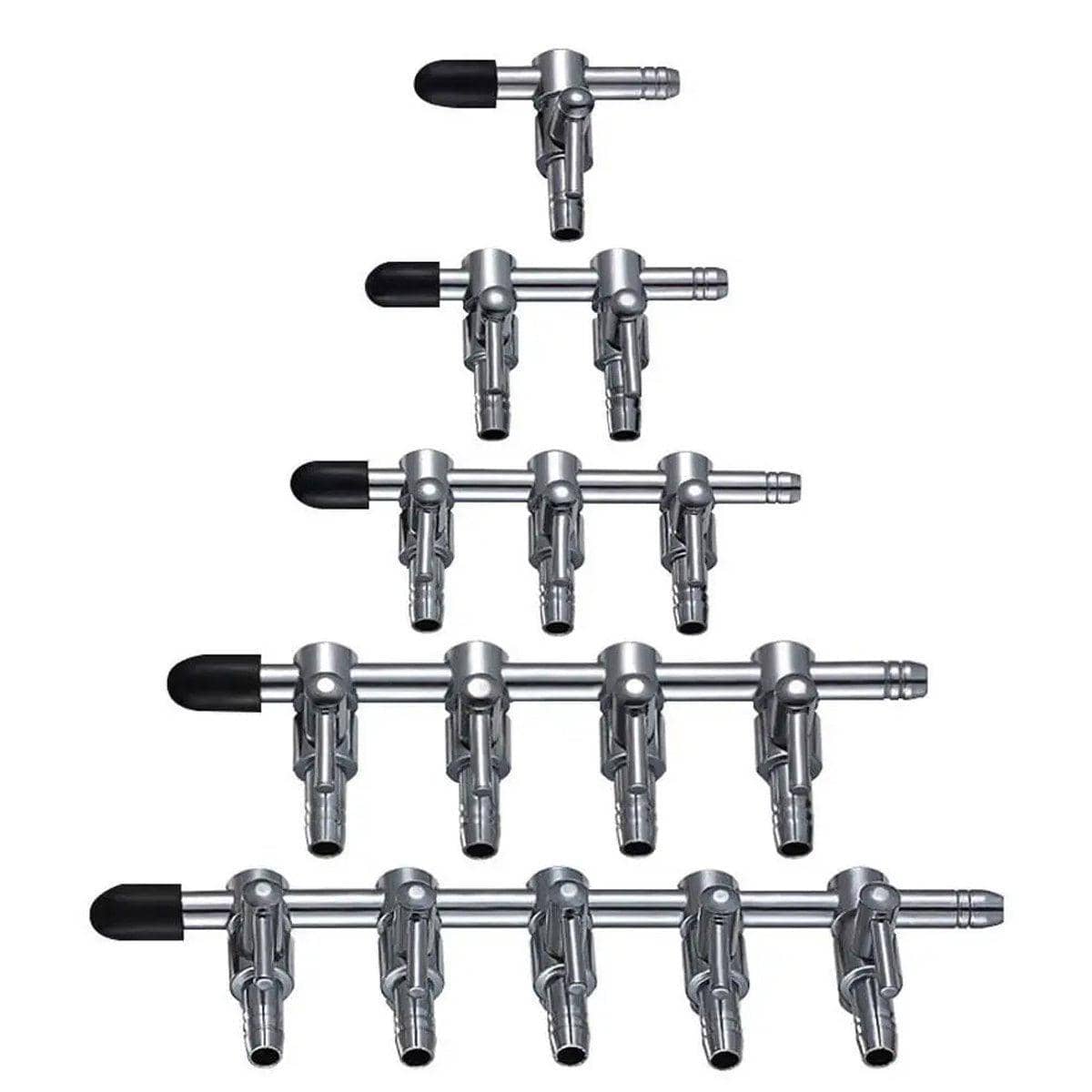 Stainless Steel Aquarium Air Pump Splitter Valve - 1 Outlet, Pack of 4 - view 3