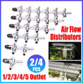Stainless Steel Aquarium Air Pump Splitter Valve - 3 Outlets, Pack of 2 - view 2