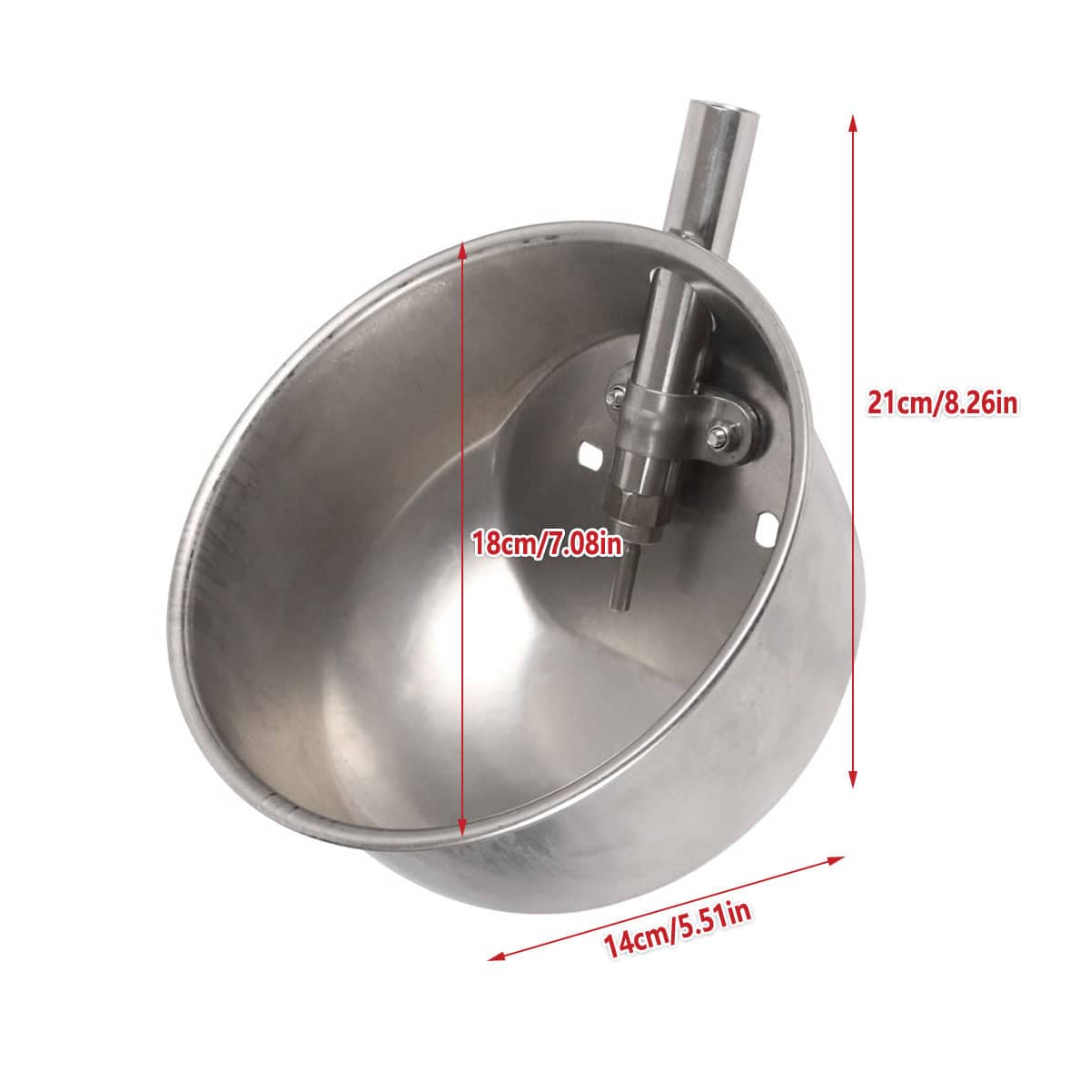 Stainless Steel Automatic Pig Drinking Bowl for Piglets and Sows - view 3