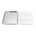 Stainless Steel Baking Tray with Cooling Rack Set, Cookie Oven Sheet Pan - view 2