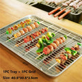 Stainless Steel Baking Tray with Cooling Rack Set, Cookie Oven Sheet Pan - view 5