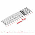 Stainless Steel BBQ Skewers 27-28 cm - Pack of 200 - view 4