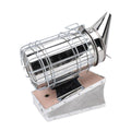 Stainless Steel Beekeeping Smoker with Cowhide Cover - view 2