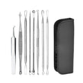 Stainless Steel Blackhead Remover Tool Kit with Case - Set of 8 - view 2