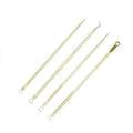 Stainless Steel Blackhead Remover Tool Set 4 Pieces - Gold