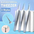 Stainless Steel Blackhead Tweezers - Slanted Tip - view 2