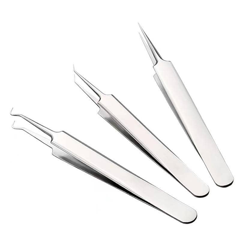 Stainless Steel Blackhead Tweezers - Straight Tip - view 3