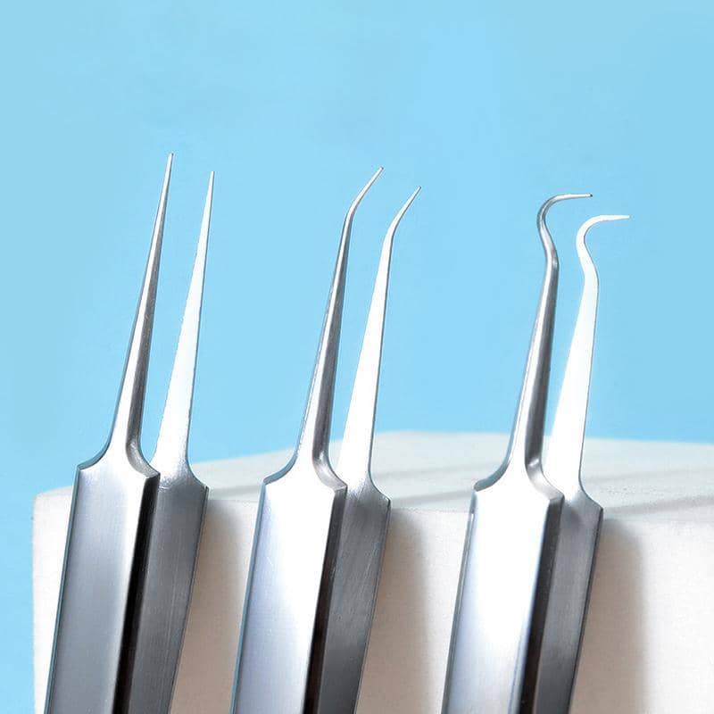 Stainless Steel Blackhead Tweezers - Straight Tip - view 5
