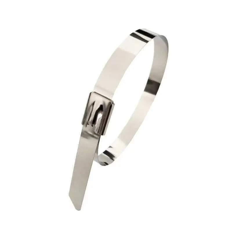 Stainless Steel Cable Ties 100 Pack, Marine Grade SS304 - 4.6 x 100mm - view 9