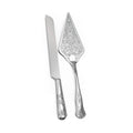 Stainless Steel Cake Knife and Scoop Set - Silver