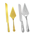 Stainless Steel Cake Knife and Scoop Set - Silver - view 3