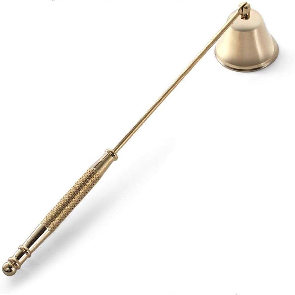 Stainless Steel Candle Snuffer with Bell Hood - Gold