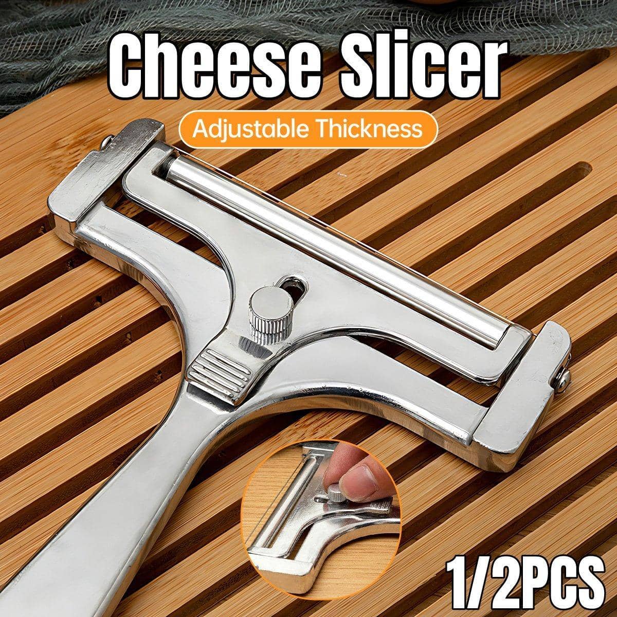 Stainless Steel Cheese Slicer and Butter Grater Kitchen Tool - Pack of 2 - view 2