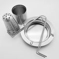 Stainless Steel Chicken Roasting Rack for BBQ, Portable Outdoor Grill Rack - view 4