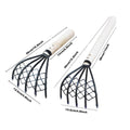 Stainless Steel Clam Rake Set with Wooden Handle, Set of 2 Digging Tools - view 3
