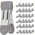 Stainless Steel Clothes Pegs with Non-Slip Coating - Pack of 30 - view 2