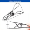 Stainless Steel Clothes Pegs - Pack of 360 - view 4