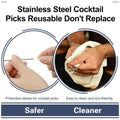 Stainless Steel Cocktail Picks Set of 50 with Ball Top for Martinis and Olives - view 5