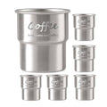 Stainless Steel Coffee Cups 300 ml, Pack of 6 - view 2