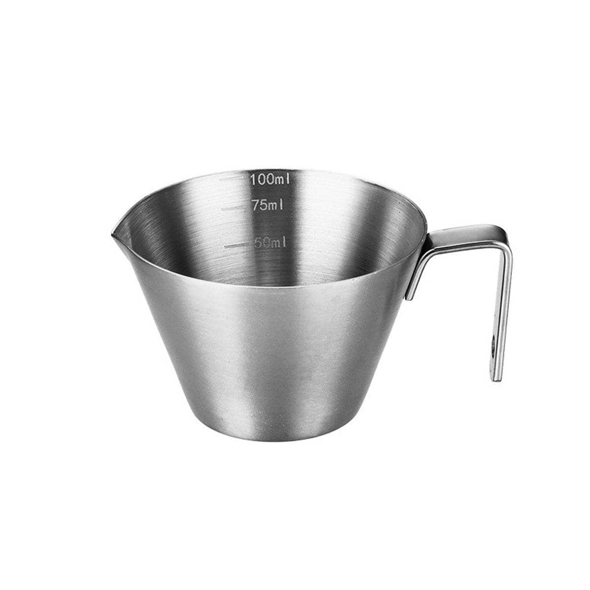 Stainless Steel Coffee Extraction Measuring Cup, 100 ml, with Graduated Scale - view 2