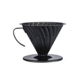 Stainless Steel Coffee Filter Cup with Handle - Matte Black - view 2