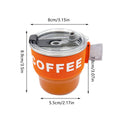 Stainless Steel Coffee Mug with Insulated Sleeve, 250 ml - Original - view 4