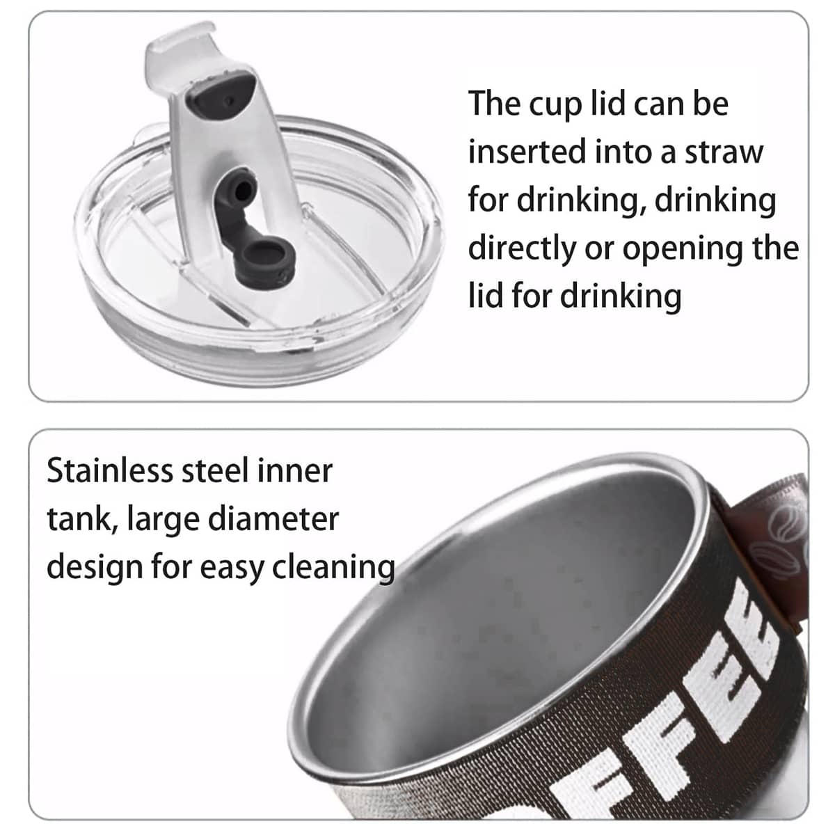 Stainless Steel Coffee Mug with Insulated Sleeve, 250 ml - Original - view 5