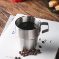 Stainless Steel Coffee Mugs Double Wall Insulated Drinkware with Holder, Pack of 6 - view 4