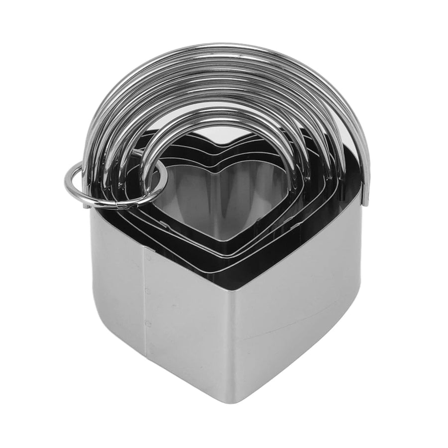 Stainless Steel Cookie Cutter Set Pack of 5 - Heart
