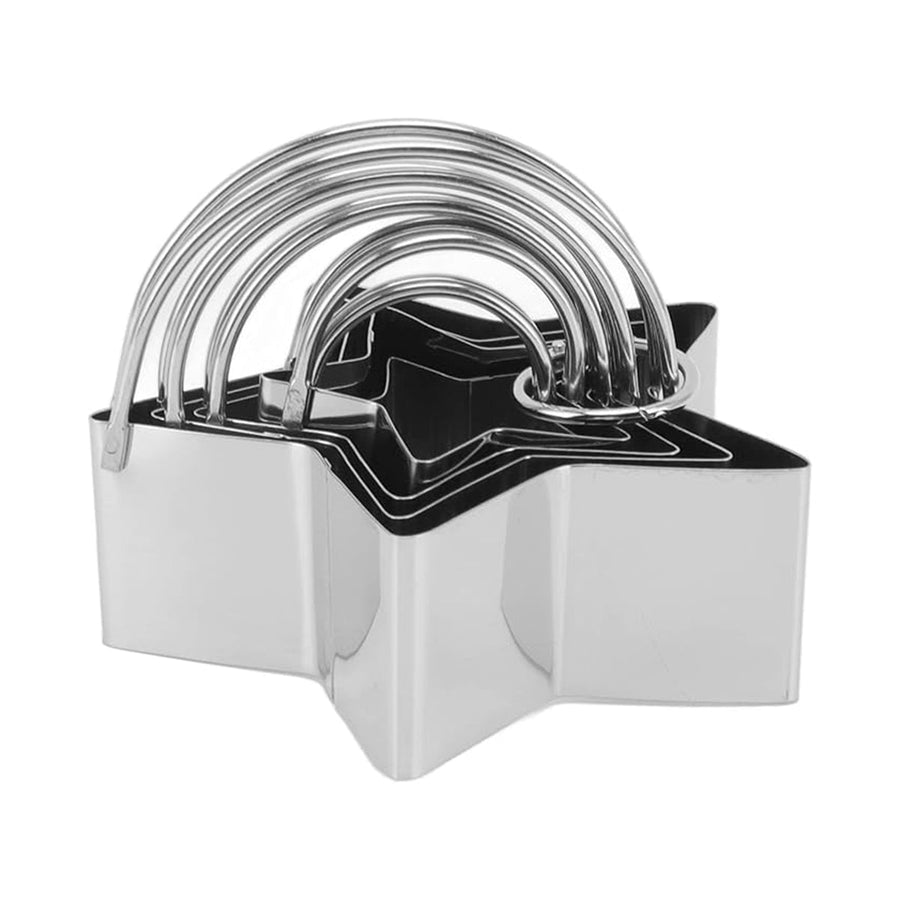 Stainless Steel Cookie Cutter Set Pack of 5 - Star