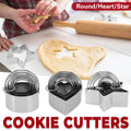 Stainless Steel Cookie Cutter Set Pack of 5 - Star - view 2