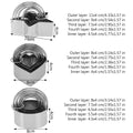 Stainless Steel Cookie Cutter Set Pack of 5 - Star - view 4