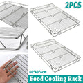 Stainless Steel Cooling Rack for Baking, Pack of 2 (60 x 40 cm)