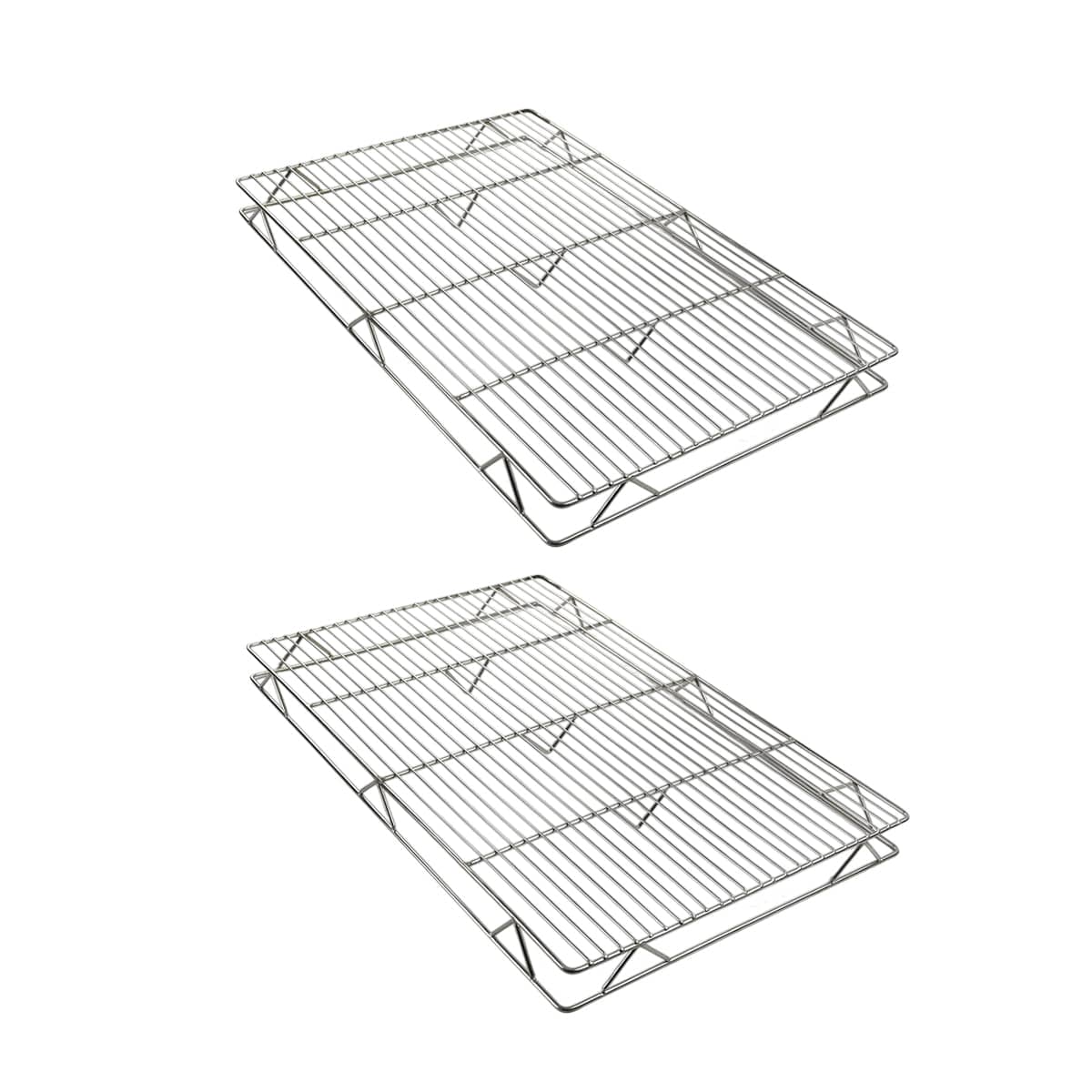 Stainless Steel Cooling Rack for Baking, Pack of 2 (60 x 40 cm) - view 2