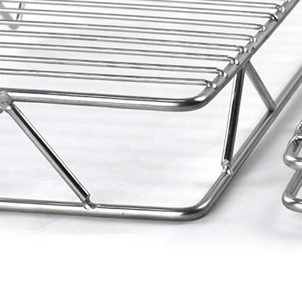 Stainless Steel Cooling Rack for Baking, Pack of 2 (60 x 40 cm) - view 4