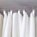 Stainless Steel Curtain Clips with Hooks, Pack of 50 - Black - view 5