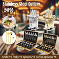 Stainless Steel Cutlery Set, 24 Pieces - Silver Shelf Set - view 2