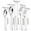 Stainless Steel Cutlery Set - Gold, Pack of 20 - view 4
