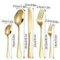 Stainless Steel Cutlery Set for Hotel and Home, Pack of 2 Sets - Silver - view 4